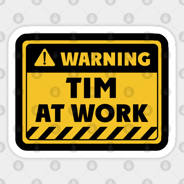 Tim at work Sticker by EriEri